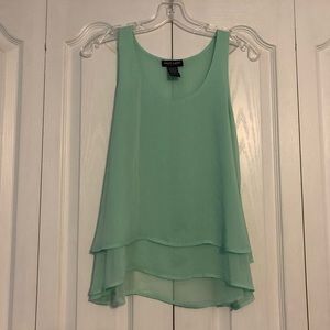 Mint green tank top